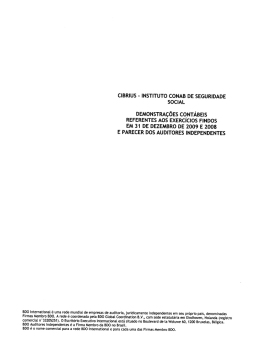 Parecer Auditores Independentes