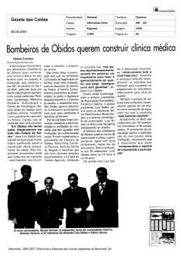 Gazeta das Caldas - Câmara Municipal de Óbidos