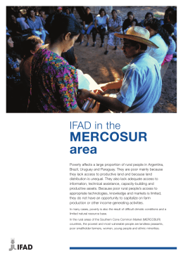 IFAD in the MERCOSUR area