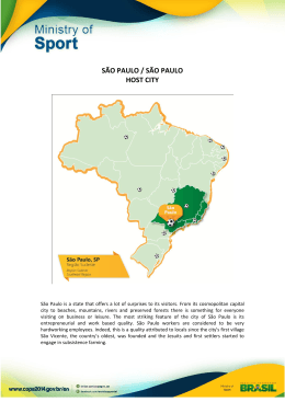 S&Atilde;O PAULO / S&Atilde;O PAULO HOST CITY