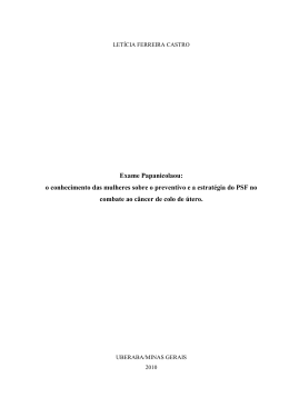 Documento na &iacute;ntegra - Nescon - Universidade Federal de Minas