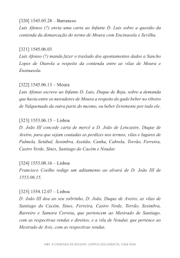[320] 1545.05.28 – Barrancos Luis Afonso (?) envia uma carta ao