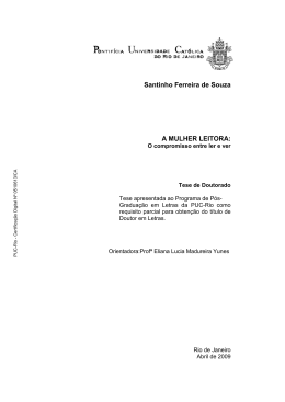 Santinho Ferreira de Souza A MULHER LEITORA: - Maxwell