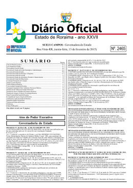 13 - Imprensa Oficial do Estado de Roraima