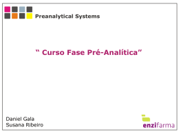 Erros na fase pr&eacute;-anal&iacute;tica