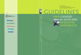 Guidelines para cuidados de sa&uacute;de oral em doentes oncol&oacute;gicos