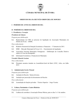 REUNI&Atilde;O ORDIN&Aacute;RIA N&ordm;