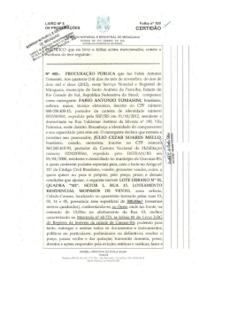 leRo N° 5 oe PRagaiÊXçoEs of,