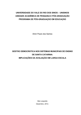 gest&atilde;o democr&aacute;tica nos sistemas municipais de ensino