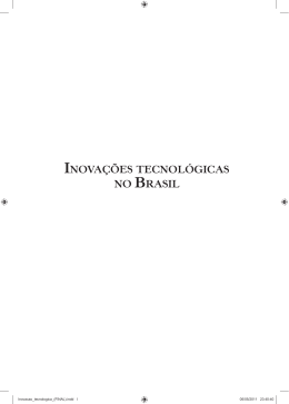 INOVAÇÕES TECNOLÓGICAS NO BRASIL