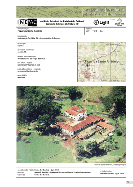 Fazenda Santo Ant&ocirc;nio AV &ndash; F03 &ndash; Car