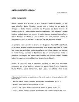 40. Ant&ocirc;nio Vicente no Cear&aacute;.