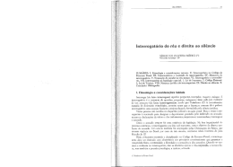 Interrogat&oacute;rio do r&eacute;u e direito ao sil&ecirc;ncio