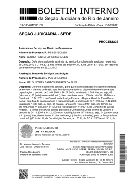 se&ccedil;&atilde;o judici&aacute;ria - sede - Justi&ccedil;a Federal &ndash; Se&ccedil;&atilde;o Judici&aacute;ria do Rio