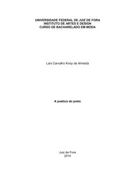 A po&eacute;tica do preto