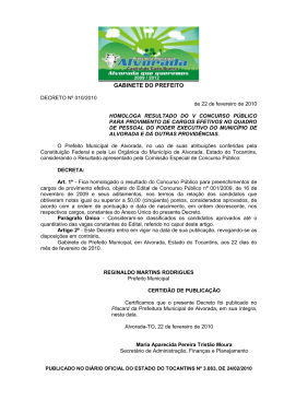 decreto n&ordm; 010/2010