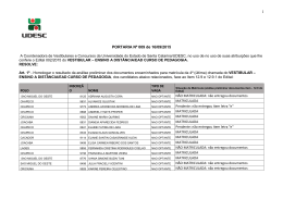 PORTARIA N&ordm; 009 de 16/09/2015
