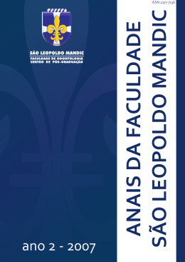 ano 2 - 2007 - S&atilde;o Leopoldo Mandic