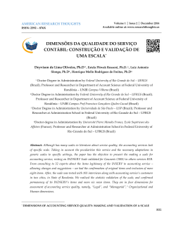 AMERICAN RESEARCH THOUGHTS &ndash; Vol.1, issue 1, 2014