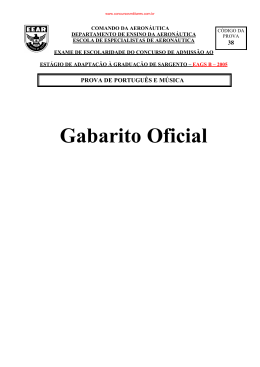 EAGS 2005 - Concursos Militares