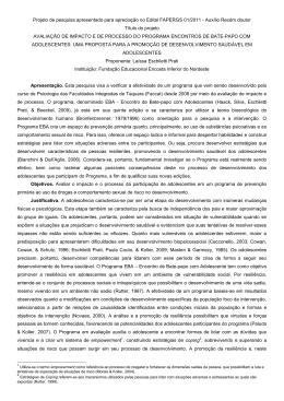 ANEXO I - Curso de Psicologia da FACCAT.