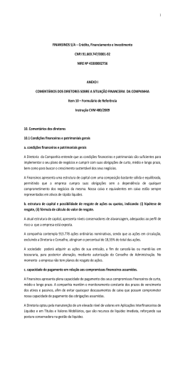 FINANSINOS S/A &ndash; Cr&eacute;dito, Financiamento e Investimento CNPJ