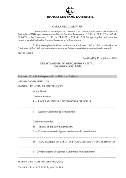 CARTA-CIRCULAR N&deg; 626 - Banco Central do Brasil