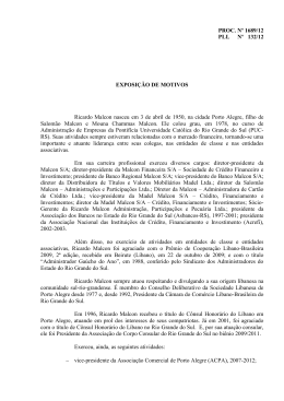 Ricardo Malcon - C&acirc;mara Municipal de Porto Alegre