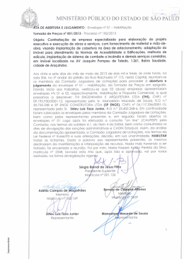 Objeto: Contrata&ccedil;&atilde;o de empresa especializada para elabora&ccedil;&atilde;o do