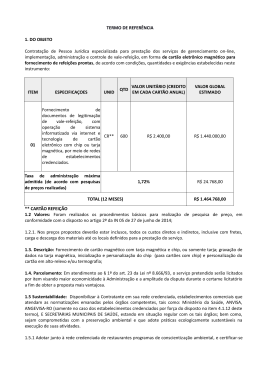Termo de Refer&ecirc;ncia - PE TRADICIONAL 03 2015 - Licita&ccedil;&otilde;es