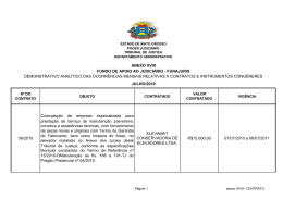 09/2010 Contratação de empresa especializada para prestação de