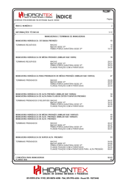 Abrir cat&aacute;logo - HIDRONTEX - Solu&ccedil;&otilde;es em sistemas hidr&aacute;ulicos e