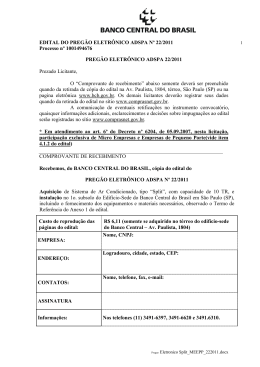 Edital completo - Banco Central do Brasil