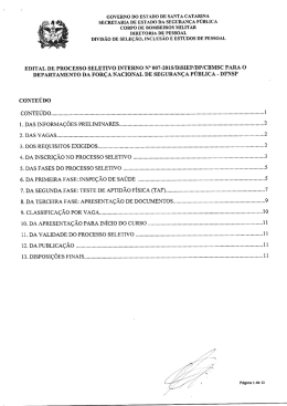 GOVERNO Do ESTADO DE SANTA CATARINA