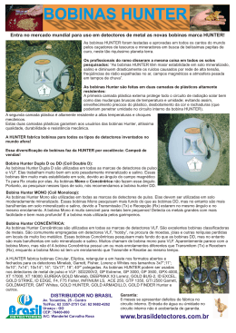 Bobinas Hunter - Brasil Detectores de metais