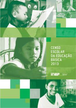 Folder A4 Censo Escolar Educação Básica 2013.indd