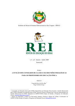 a fun&ccedil;&atilde;o dos conselhos de classe e das