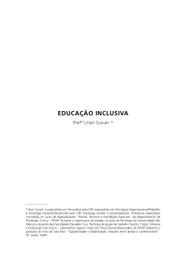 Educa&ccedil;&atilde;o InclusIva