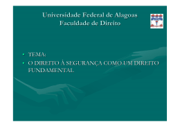 Universidade Federal de Alagoas Faculdade de Direito