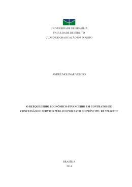 UNIVERSIDADE DE BRASÍLIA FACULDADE DE DIREITO