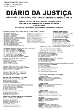 Word Pro - 03052011.lwp - Tribunal de Justiça do Espírito Santo