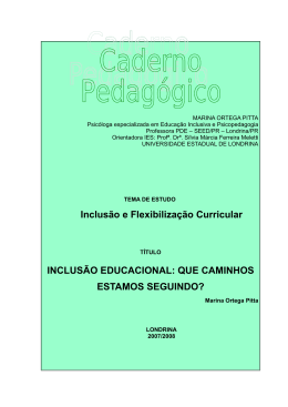 educa&ccedil;&atilde;o especial: contextualiza&ccedil;&atilde;o hist&oacute;rica