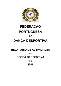 FPDD Relatrio de Actividades 2006