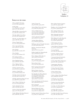 &Iacute;ndice Volume 21