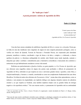 Do &ldquo;nada que &eacute; tudo&rdquo;.