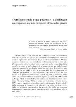 a dualiza&ccedil;&atilde;o do corpo recluso nos romances