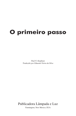 O primeiro passo- Livro 4 - El Cristianismo Primitivo
