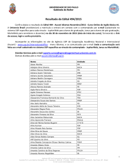Resultado – Edital 494 – Aucani Idiomas Novembro/2015