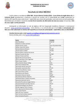 Resultado – Edital 488 – Aucani Idiomas Outubro/2015