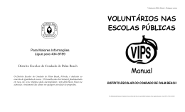 VOLUNT&Aacute;RIOS NAS ESCOLAS P&Uacute;BLICAS Manual
